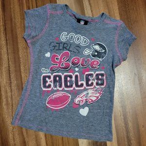 Girl's Football Eagle's T size 7
